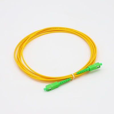SM MM 3.0mm PVC G652D With Sc/Apc Connector Fiber Optic Patch Cord