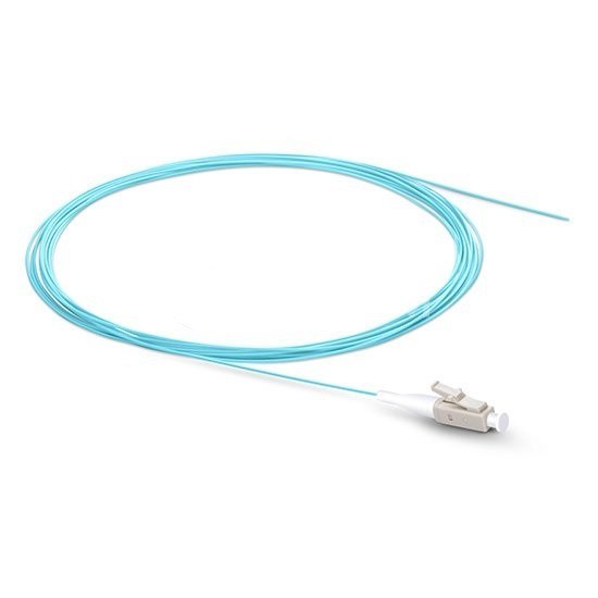 50/125 OM3 Multimode Pigtail Optic LC Fiber Pigtail With 850nm/1300nm