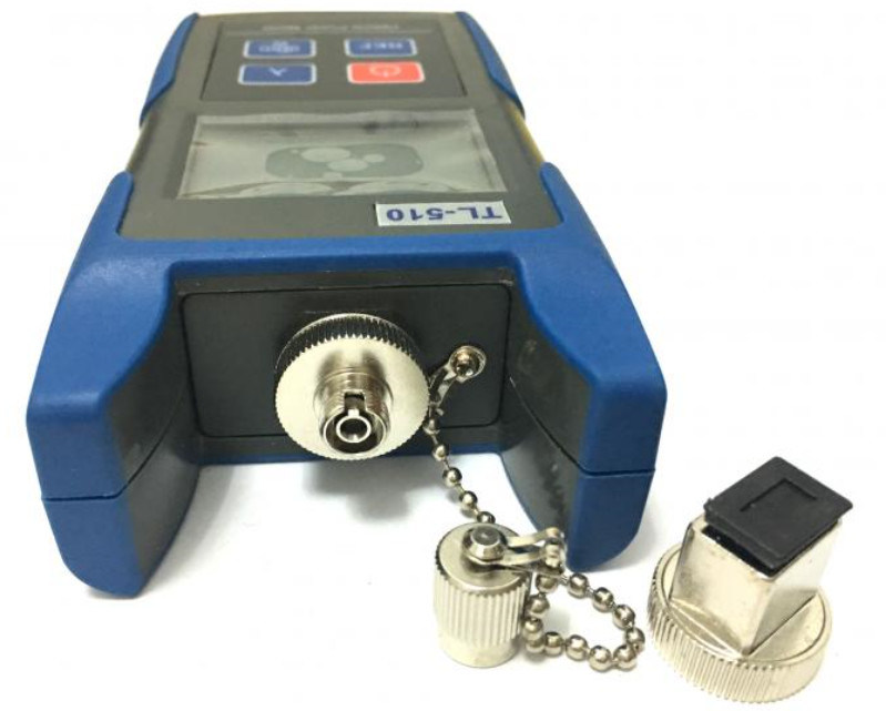 Mini Handheld Optical Laser Power Meter , Fiber Optic Light Meter With