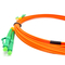 LC / APC LC/APC PVC LSZH G657A Duplex Multi Mode Fiber Optic Patch Cord 2.0mm 3.0mm