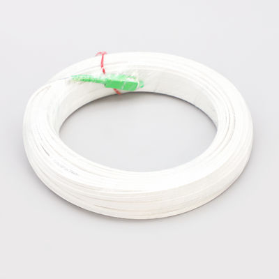 White 0.9mm FTTH Drop Fiber Optic Cable , G652d Fiber Optic Cable