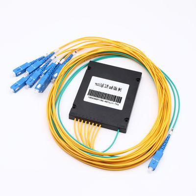 1*8 1m Abs Box Type With Sc Upc Connector Fiber Optic Plc Splitter