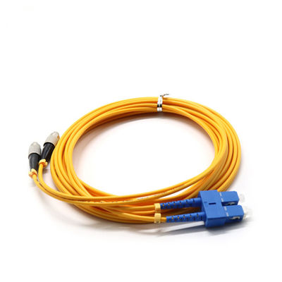 PVC G652D Sc Upc To Fc Upc Connector Fiber Optic Patch Cord