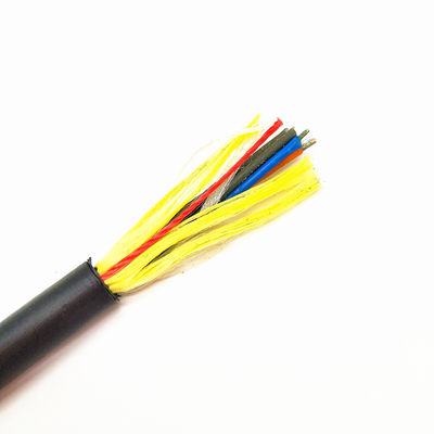 PE OEM 1KM ADSS 5000N 24 Core Fibre Optic Cable