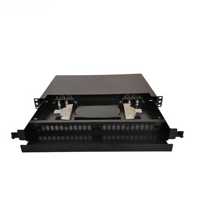 24 Cores Drawer Type Rack Mount Fiber Optic Cable Termination Box