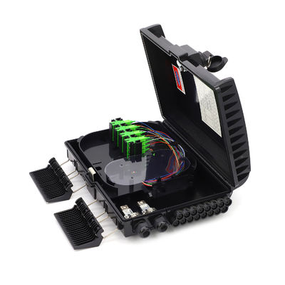 factory supply outdoor waterproof ftth termination box 16 ports IP65 PC+ABS