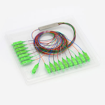 12 Colors 1.5m PVC PLC SMF 28e Fiber Tube Splitter