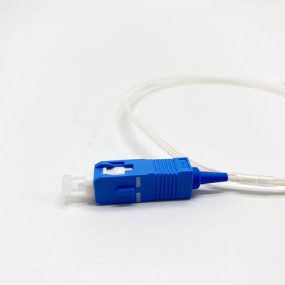 White SC UPC G657A1 Pigtail For Fiber Optic Cable