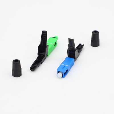 SM MM ISO9001 FTTH 55mm Fiber Optic Fast Connectors