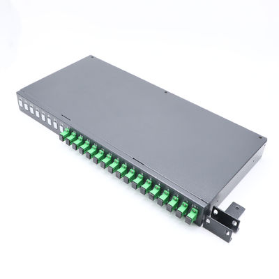 SMF-28e Black Rack Mount Type 0.5m 1x16 Splitter