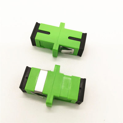 Sc Apc Simplex FTTB FTTX Green Fiber Optic Adaptor