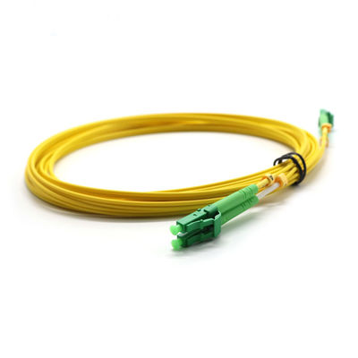 Singmode Duplex 2.0mm LC/APC To LC/APC Fiber Optic Patch Cord