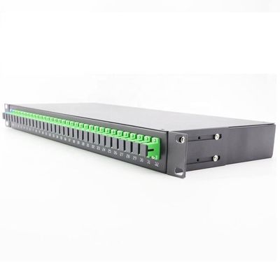 Low Insertion Rack Type  Fiber Optic PLC Splitter With Sc / Apc Connector