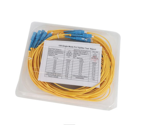 1*16 ABS BOX Fiber Optic PLC Splitter 1 TO 128 WAYS With SC/UPC Connectors