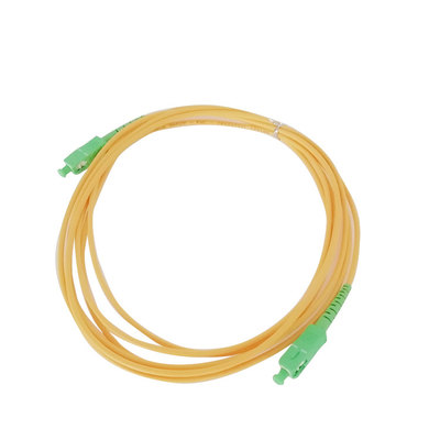 SC / APC PVC LSZH G657A Armored Fiber Optic Patch Cord 2.0mm 3.0mm