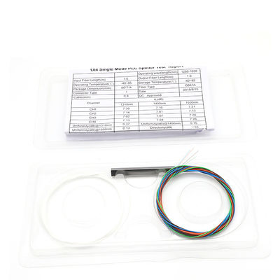 Low PDL 1x4 Single Mode Splitter For FTTx Systems